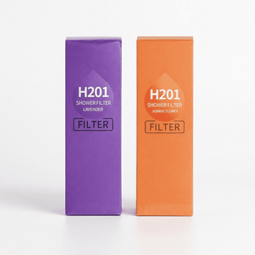 Two-filter shower pack with lavender and jasmine scent